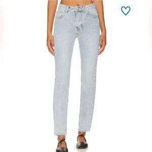 NWT superdown bailee butt slit jeans high rise slim skinny blue Revolve 23